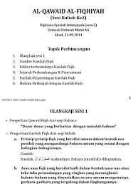 Six medical issues have been. M26 Fq K2 140921r1 Sumber Kaedah Fiqh