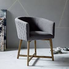 Quilted Tub Dining Chair Dining Chairs West Elm Dining Chairs Bungalow Dining Room