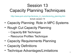 Capacity planning is the process of determining the production capacity needed by an organization to meet changing demands for its products. Ppt Capacity Planning Ashish Kumar Academia Edu