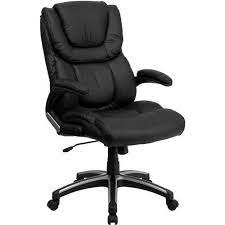 high back executive office chair leather ergonomic work desk swivel padded seat 745528865426 ebay black office chair black leather office chair executive office chairs
