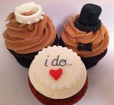 Annassweetcreations On Artfire Com Bride Cupcakes Edible Cake Toppers Wedding Cupcake Toppers
