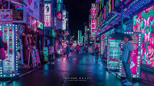 🪁 purple iphone icons will create a unique atmosphere of the city at night with neon signs, feel like in tokyo. Purple Neon Lights Tokyo Desktop Wallpapers Wallpaper Cave