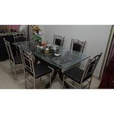 All completely customizable for the size of your dining space. Six Chair Stainless Steel Dining Table For Hotel Restaurant Rs 15000 Set Id 14114527748