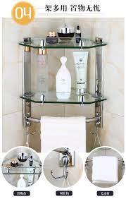 If you have a glass bathroom shelf, it is going to be perfect because a glass shelf elevates the look of your bathroom. 304 Stainless Steel Silver Smooth Mirror Corner Rack Glass Bathroom Shelf Towel Rack Bathroom Accessories Wall Holder Bathroom Shelves Aliexpress