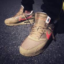 Off White X Nike Air Max 90 Desert Ore Nike Air Max White Nike Air Max 90 Nike Air Max