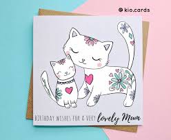 Birthday Card For Mother Mum Birthday Card Mummy Birthday Card Mom Birthday Card Etsy Birthday Cards For Mum Birthday Cards For Mom Birthday Wishes For Mom
