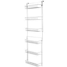 Check spelling or type a new query. Closet Organizer W 6 Shelves Over The Door Pantry Organizer And Bathroom Organizer By Lavish Home Walmart Com Walmart Com