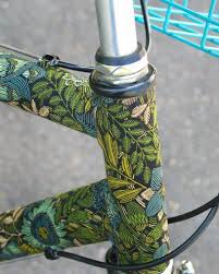 D I Y Tuesday Fabric Covered Bike Bicycle Painting Bicycle Diy Paint Bike