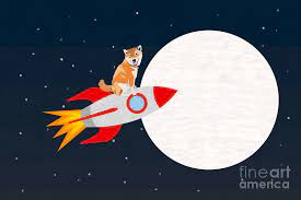 Dogecoin t shirt tee wallstreetbets doge coin crypto bitcoin wsb y98. Doge To The Moon Painting By D Tao
