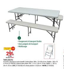 Offre Table Pliante Chez Bricorama
