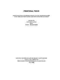 Keefektifan model respons analisis untuk meningkatkan kemampuan apresiasi cerita anak dan membaca kreatif siswa kelas v sekolah dasar . Contoh Proposal Tesis Pendidikan