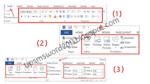 Functions And How To Use Word Ribbon 2013 Tutorial Microsoft Word 2013
