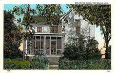 Van Buren Arkansas Ar 1937 Bob Burns Arkansas Traveler Home Vintage Postcard Moodys Vintage Postcards 1 Vintage House Van Buren Arkansas Bob Burns