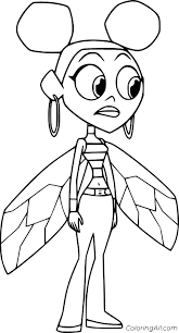 Bumblebee coloring pages for kids to print and color. Titans East Bumblebee Coloring Page Coloringall