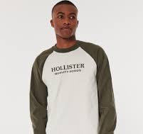 Hollister mens long sleeve t shirts clearance