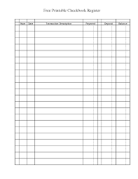 Free Printable Check Register Template Checkbook Register Printable Check Register Printable Checks