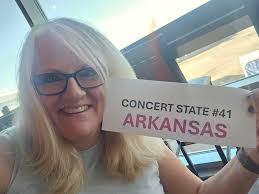 CONCERT STATE #41...ARKANSAS! It's time to fly again! We were SUPPOSED to  see the metal band Nothing More in Fayetville, but the singer had vocal  cord issues and they cancelled the show.