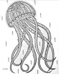 Ocean coloring pages fish coloring page free adult coloring pages animal coloring pages mandala coloring coloring book pages printable coloring pages coloring sheets colouring more information. Animal Jellyfish Mandala Colouring Pages Total Update