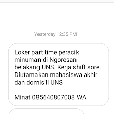 Adapun kerja part time online di situs luar yang punya prospek cerah, sbb: Lowongan Kerja Part Time Data Entry Di Rumah