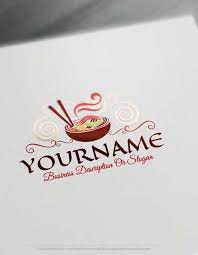 free food logo maker online asian noodles logo design food logo design restaurant logo design logo food