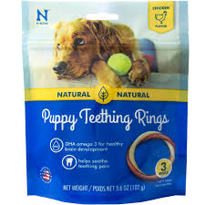 Sore gums and a strong urge to chew while cutting new teeth can turn your precious puppy into a whirlwind of destruction. N Bone Puppy Teething Ring Chicken Flavor 3 Rings 3 6 Oz On Sale Entirelypets