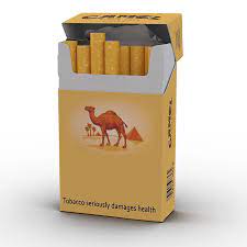 Smaller 12 count cigarette packs on the left. Opened Cigarettes Pack Camel 3d Model 29 Max Obj Ma Fbx C4d 3ds Free3d