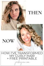 Some prefer curl creams or just conditioner for softer curls, however these products will not help the hair last as well for second day hair. How I Ve Transformed My Curly Hair Free Printable Jordan Jean