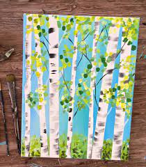 Nov 16, 2016 · once you have your edges done, it's time to go back and add your sideways lines with white paint. How To Paint Birch Trees Easy Step By Step Painting Tutorial In 2020 Birch Tree Art Birch Trees Painting Tree Painting Easy