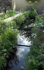Beautiful Plant Lined Garden Water Feature Adamchristopherdesign Co Uk Water Features In The Garden Landscape Design Garden Design