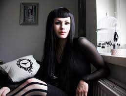 Black Hair Short Bangs Long Medium Hair Styles Ideas 4338828932 Long Black Hair Gothic Hairstyles Short Hair Styles