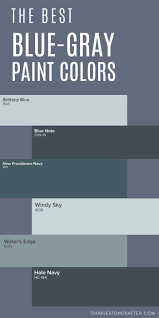 The page contains navy and similar colors including their accompanying hex and rgb codes. The 41 Best Blue Gray Paint Colors For 2021