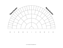 This 6 Generation Family Tree Chart Has Room For Six