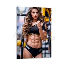 Amazon.com: Sexy Fitness Poster Anllela Sagra Fitness Poster 1 Canvas  Poster Wall Art Decor Print Picture Paintings for Living Room Bedroom  Decoration ...
