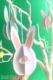 See more ideas about easter decorations, easter diy, diy easter decorations. Easy Paper Bunny Craft Bunny Easter Decorations Red Ted Art Make Crafting With Kids Easy Fun