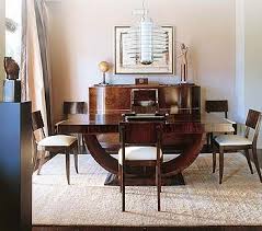 Be a part of 1920's glamour with an art deco dining table from pamono. Estilo Art Deco Interior Deco Art Deco Dining Room Art Deco Interior Design