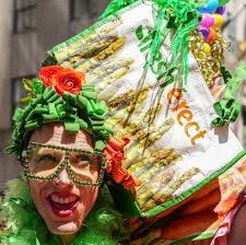 First round of my NYC Easter Parade photos. It's like ComicCon, but theme  is eggs and bunny ears. Photos © Howard Sherman April 20, 2025  #EasterParade #easterparadenyc