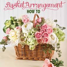 17 best images about flowers in basket on pinterest. Basket Flower Arrangement Step By Step Basket Flower Arrangements Flower Arrangements Diy Spring Floral Arrangements