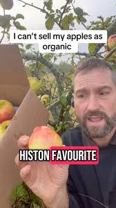 I can't sell my apples as organic