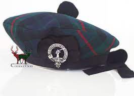 Gunn Tartan Balmoral Scottish Hat Tartan Hat Tartan