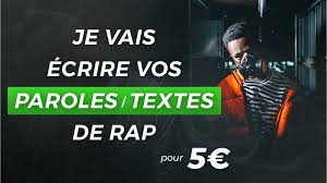 Je Vais Ecrire Vos Paroles Textes De Rap Par Leylee