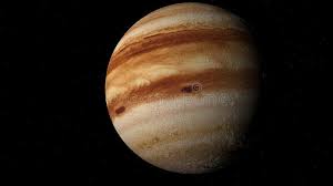 Jupiter is the fifth planet from our sun and the largest planet in the solar system. Fliegen Uber Der Oberflache Von Jupiter Wiedergabe 3d Stock Abbildung Illustration Von Planet System 152765164