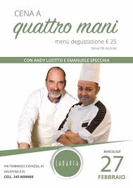 Tutoring in matters of love (corse in perdicuore) Visit Galatina Cooking Events Cena A Quattro Mani Galatina