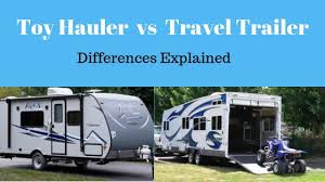Document patio campers with patios, toy hauler black and white theme ramp patio dar's rv. Toy Hauler Vs Travel Trailer 19 Differences Explained Rvblogger