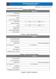 Cara mudah buat borang maklumat peribadi pelatih | how to create personal information form. Borang Smm V4 Kemaskini Aje