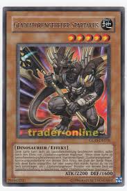 Auf dem bild ersichtlich sind. Gladiatorungeheuer Spartakus Trader Online De Magic Yu Gi Oh Trading Card Online Shop Fur Einzelkarten Booster Und Zubehor