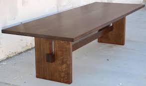 Black Walnut Trestle Table Custom Made By Petersen Antiques For Sale At 1stdibs