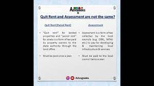 I've been wondering what are the procedures to i need some clarification about quit rent and assessment for subsale house. Quit Rent Assessment Did You Know Youtube