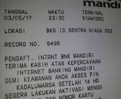 Mandiri call layanan call center 24 jam bank mandiri cermati com : Cara Daftar Dan Aktivasi Mandiri Internet Banking