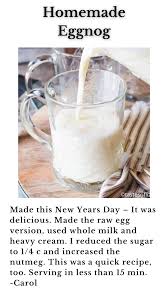 How To Make Homemade Eggnog Homemade Eggnog Eggnog Recipe Eggnog Recipe Homemade