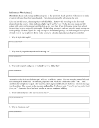 Inferences Worksheet 2 Reading Activity In 2020 Reading Worksheets Text Features Worksheet Punctuation Worksheets Capitalization and punctuation questions for your custom printable tests and worksheets. pinterest